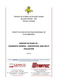 Diagnostic gÃ©nÃ©ral du stationnement Ã  l'Ã©chelle ... - Bruxelles MobilitÃ©