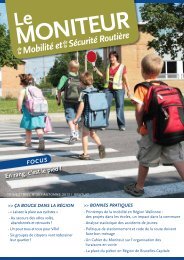 MobilitÃ© et MobilitÃ© et - Bruxelles MobilitÃ© - RÃ©gion de Bruxelles ...