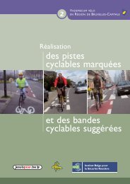 RÃ©alisation des pistes cyclables marquÃ©es et ... - Bruxelles MobilitÃ©