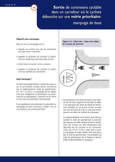 Marquage et signalisation dans les contresens ... - Bruxelles MobilitÃ©