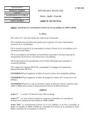 N° 02.110 REPUBLIQUE FRANCAISE ARRETE MUNICIPAL