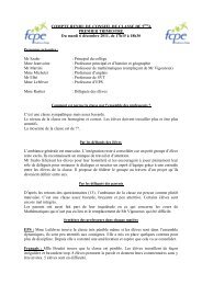 compte rendu du conseil de classe de 5eme5 - FCPE Ponthierry ...