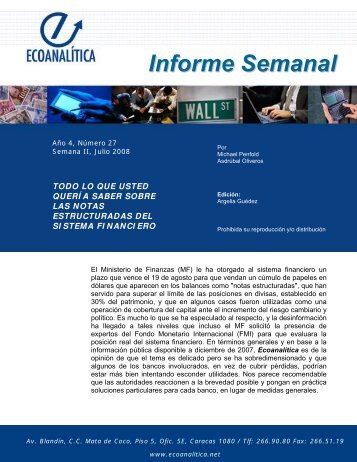 Informe Semanal