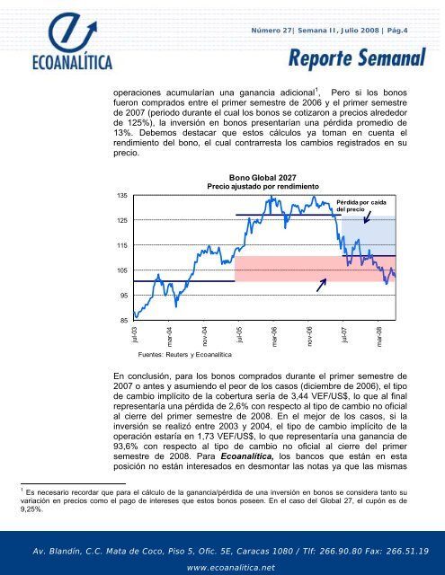 Informe Semanal