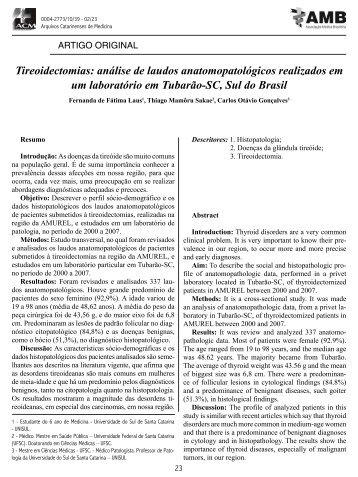 REVISTA ACM - Vol2. 2010.indd - AssociaÃ§Ã£o Catarinense de ...