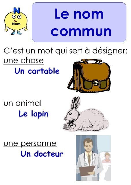 Le nom commun