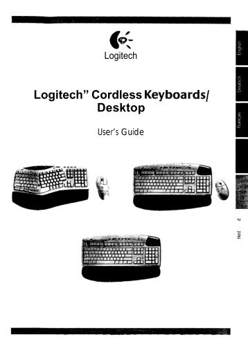 Logitechâ€ Cordless Keyboards/ Desktop - produktinfo.conrad.com