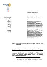 Division du second degrÃ© Bureau des Actions pÃ©dagogiques et de ...