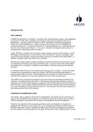 Cementos Argos - Corporate Governance Code