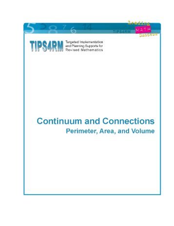Perimeter Area and Volume