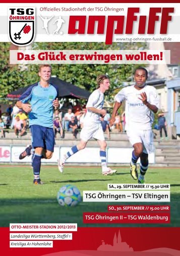 TSV Eltingen - TSG Öhringen