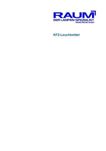Katalogerstellung KFZ