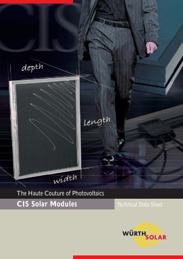 CIS Solar Modules - JHRoerden