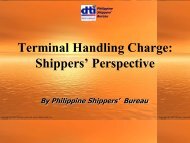 Terminal Handling Charge Shippers’ Perspective