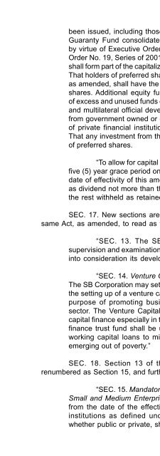 Guide to the Magna Carta for Micro Small and Medium Enterprises