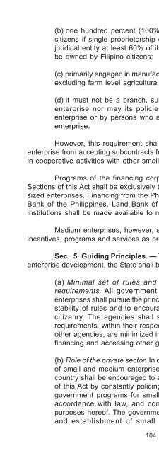 Guide to the Magna Carta for Micro Small and Medium Enterprises