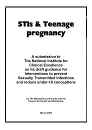 STIs & Teenage pregnancy