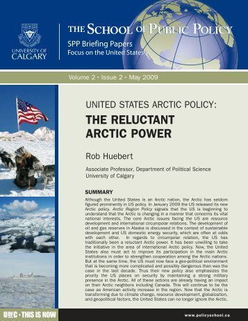 Huebert: "The Reluctant Arctic Power" - Woodrow Wilson ...