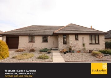 KIRRIEMUIR ANGUS DD8 4JZ OFFERS AROUND £190,000