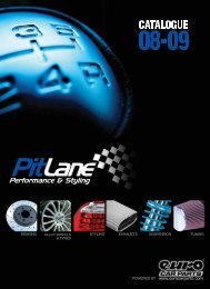 the New 2008 Pit Lane Performance - Euro Car Parts