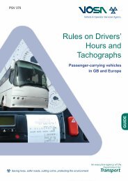 Rules on Drivers' Hours and Tachographs - Passenger ... - Gov.UK