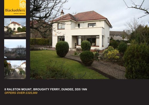 8 ralston mount, broughty ferry, dundee, dd5 1nn offers over ... - TSPC