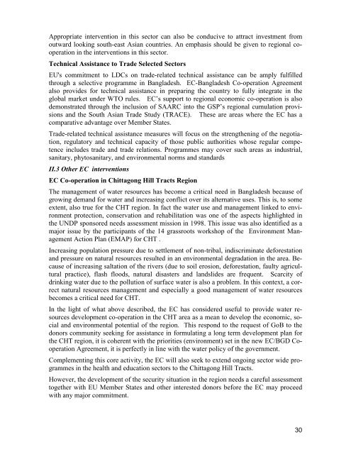 EC Country Strategy Paper for Bangladesh 2002-2006