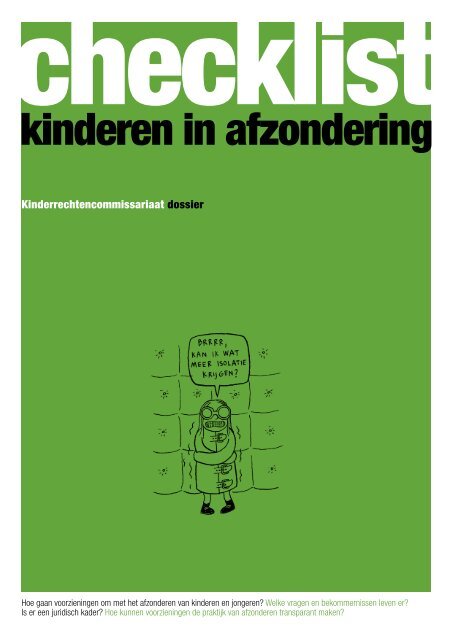 checklist kinderen in afzondering