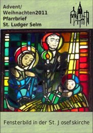 Fensterbild in der St Josefskirche