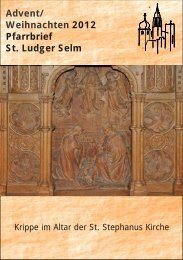 Pfarrbrief St Ludger Selm