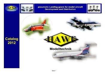 Catalog 2012 - HAWE Modelltechnik