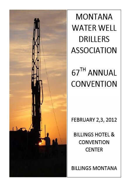 Contractor Members - Montana Water Well Drillers Association