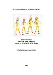MÃºsica, Mito e Ritual entre os Wauja do alto Xingu - Universidade ...
