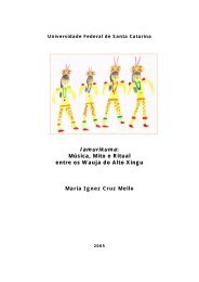 MÃºsica, Mito e Ritual entre os Wauja do alto Xingu - Universidade ...