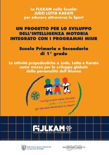 Manuale Progetto Sport a Scuola - Fijlkam