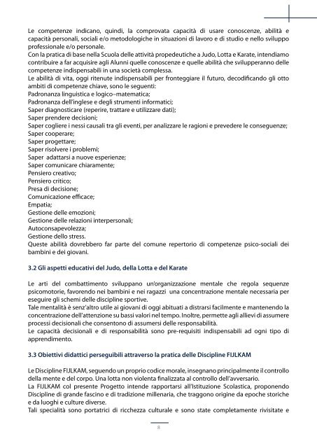 Manuale Progetto Sport a Scuola - Fijlkam