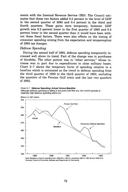 Economic Report of the President 1994 - The American Presidency ...