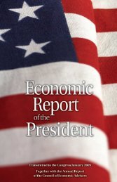 Economic Report of the President