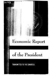 Economic Report of the President