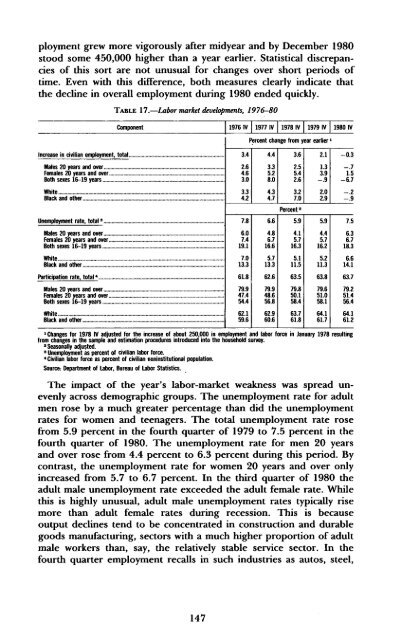 Economic Report of the President