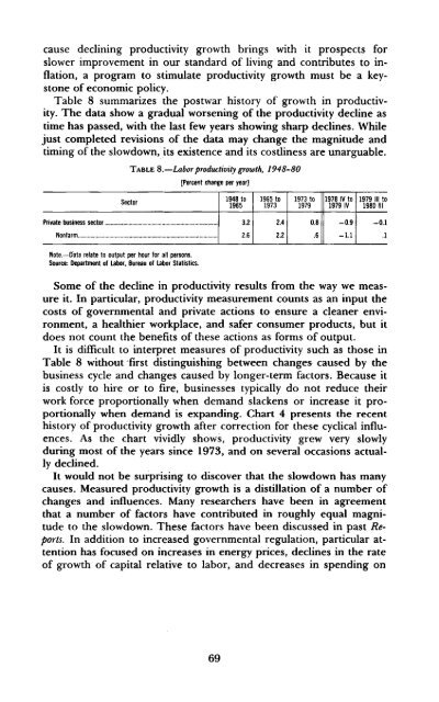 Economic Report of the President