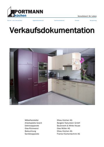 Möbelhersteller Elbau Küchen AG Arbeitsplatte Granit Bargetzi ...