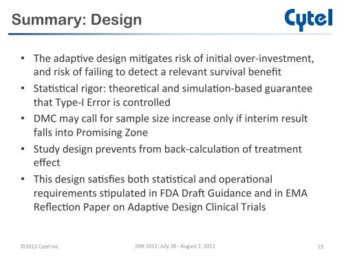 Monitoring Adap-ve Clinical Trials a Case Study