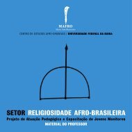 SETOR RELIGIOSIDADE AFRO-BRASILEIRA