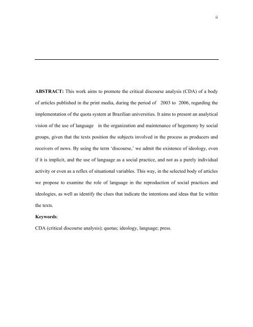 AnÃ¡lise crÃ­tica do discurso jornalÃ­stico sobre a implantaÃ§Ã£o - Unicap