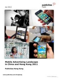 Mobile Advertising Landscape In China And Hong Kong - Publicitas