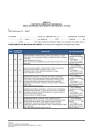 ANEXO III - DME DistribuiÃ§Ã£o - PoÃ§os de Caldas