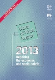 Repairing the economic and social fabric - International Labour ...