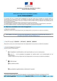 ACTE D’ENGAGEMENT DC3