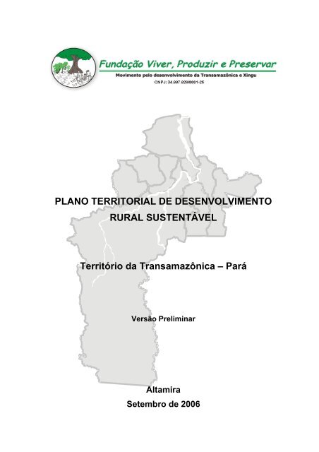 PLANO TERRITORIAL DE DESENVOLVIMENTO RURAL ... - SIT